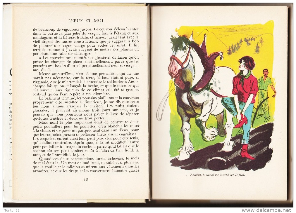 Betty Mac Donald - L' œuf Et Moi - Idéal Bibliothèque N° 175 - (1959) - Ideal Bibliotheque