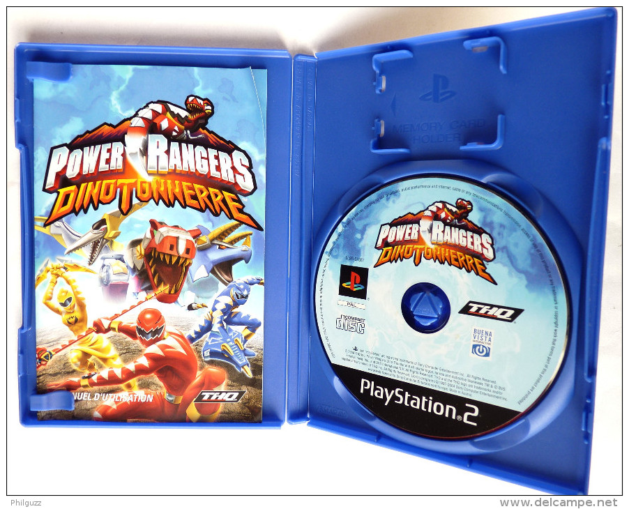 JEU PC  - PLAYSTATION 2 - POWER RANGERS DINOTONNERRE - Playstation 2