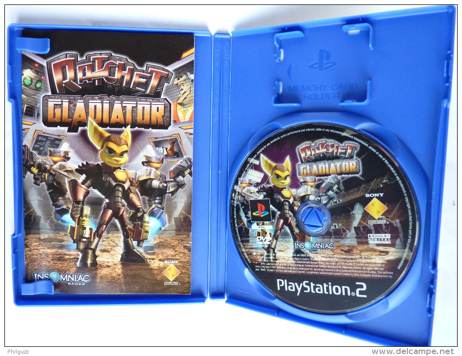 JEU PC  - PLAYSTATION 2 - RATCHET GLADIATOR - Playstation 2