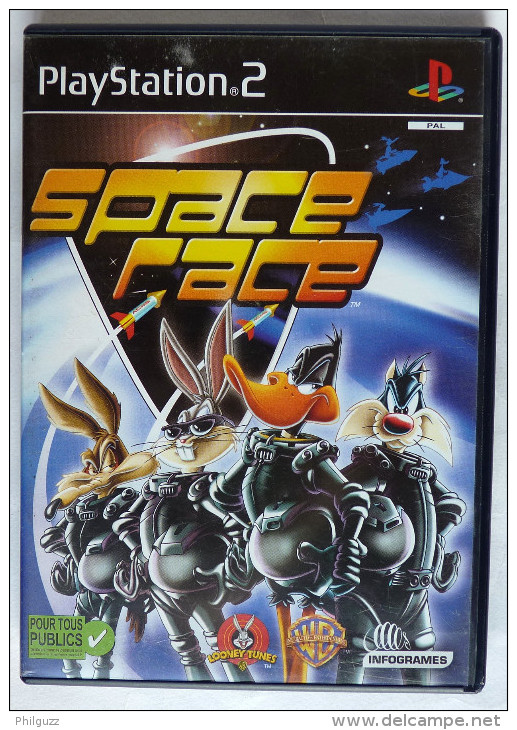 JEU PC  - PLAYSTATION 2 - SPACE RACE LOONEY TUNES WARNER BROS - Playstation 2