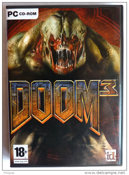 JEU PC  - DOOM 3 - 3 Cd-rom - PC-Games