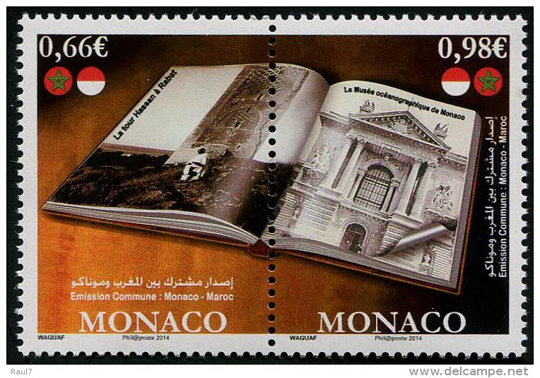 MONACO - 2014 - Emission Commune Monaco Et Marroc - 2v Neufs // Mnh - Unused Stamps