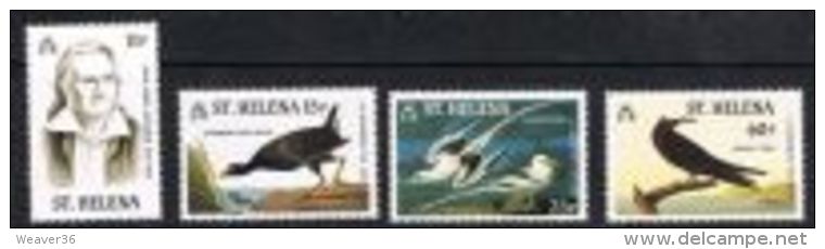 St Helena SG464-467 1985 Birth Bicentenary Of John J Audubon Set 4v Complete Unmounted Mint - Saint Helena Island