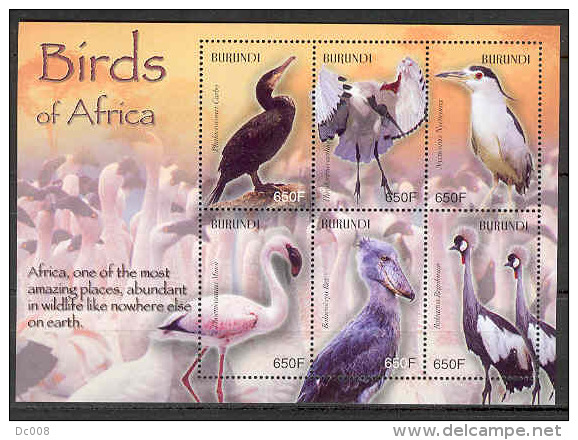 Burundi COB BL146 Birds 2004 MNH - Ungebraucht