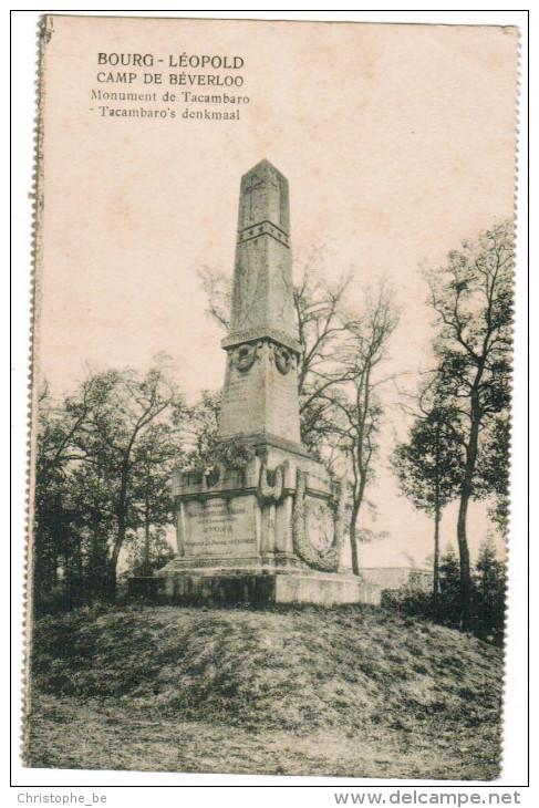 Bourg Léopold, Camp De Beverloo,  Tacambaro's Denkmaal (pk20889) - Leopoldsburg (Kamp Van Beverloo)