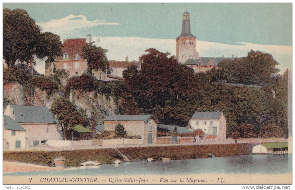 CHATEAU GONTIER EGLISE ST JEAN (chloé10) - Eglises Et Cathédrales