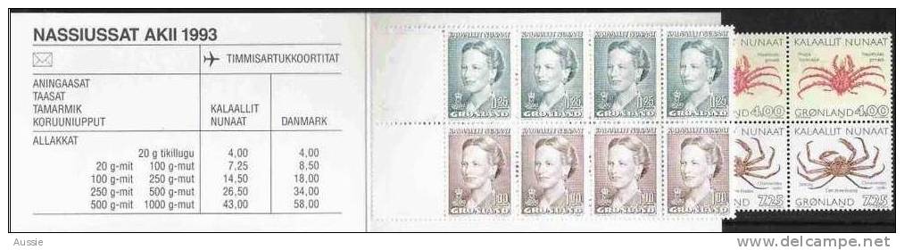 Groenland Greenland 1993 Yvertn° C219 *** MNH Cote 90 Euro Faune 2 Scans - Booklets