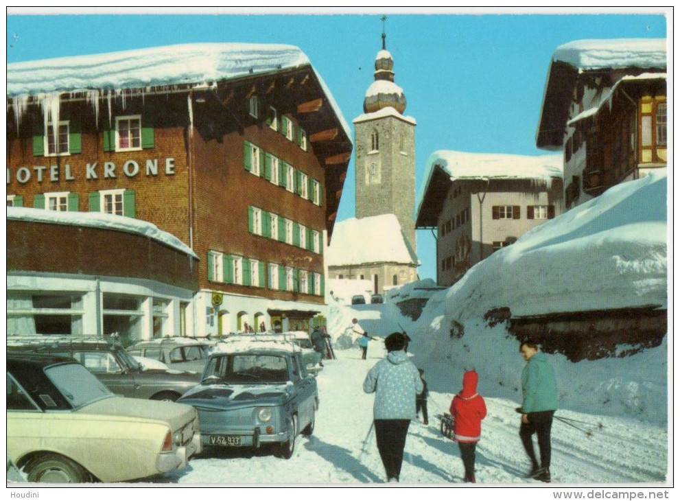 Lech Am Arlberg Mit Stamp - Old Car Cars Trabant - Lech