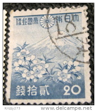Japan 1937 Fuji Mount 20sen - Used - Gebraucht