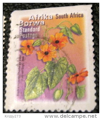 South Africa 2000 Black Eyed Susy Thunbergia Alata - Used - Oblitérés