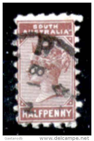 Australia-del-Sud-002 - 1882/1887 - Y&T: N. 39 (o) - Privo Di Difetti Occulti. - Gebraucht