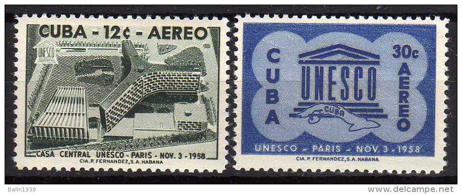 1958 - Cuba - Yv. 193/194 - MNH - 070 - Neufs