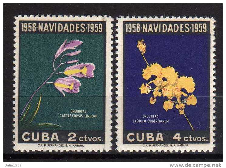 1958 - Cuba - Yv. 496/497 - MNH - 064 - Neufs