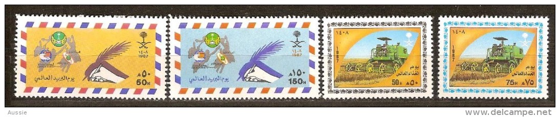 Saoedi Arabie Saoudite 1987 Yvertn° 691-94 *** MNH  Cote 10,50 Euro - Arabie Saoudite