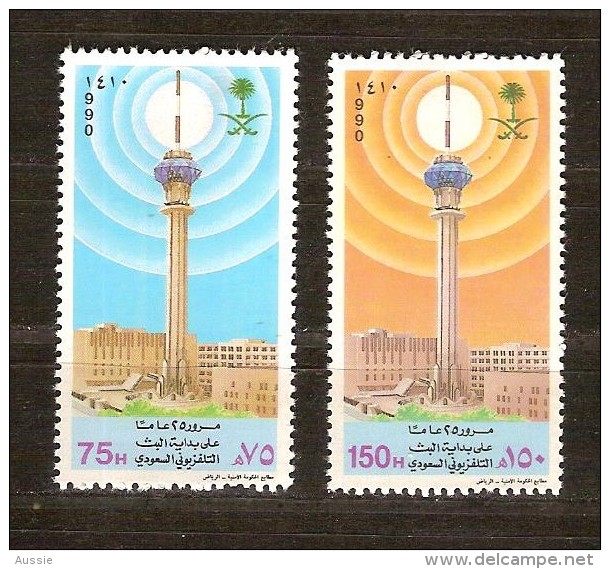 Saoedi Arabie Saoudite 1990 Yvertn° 830-31 *** MNH  Cote 3,75 Euro - Arabie Saoudite