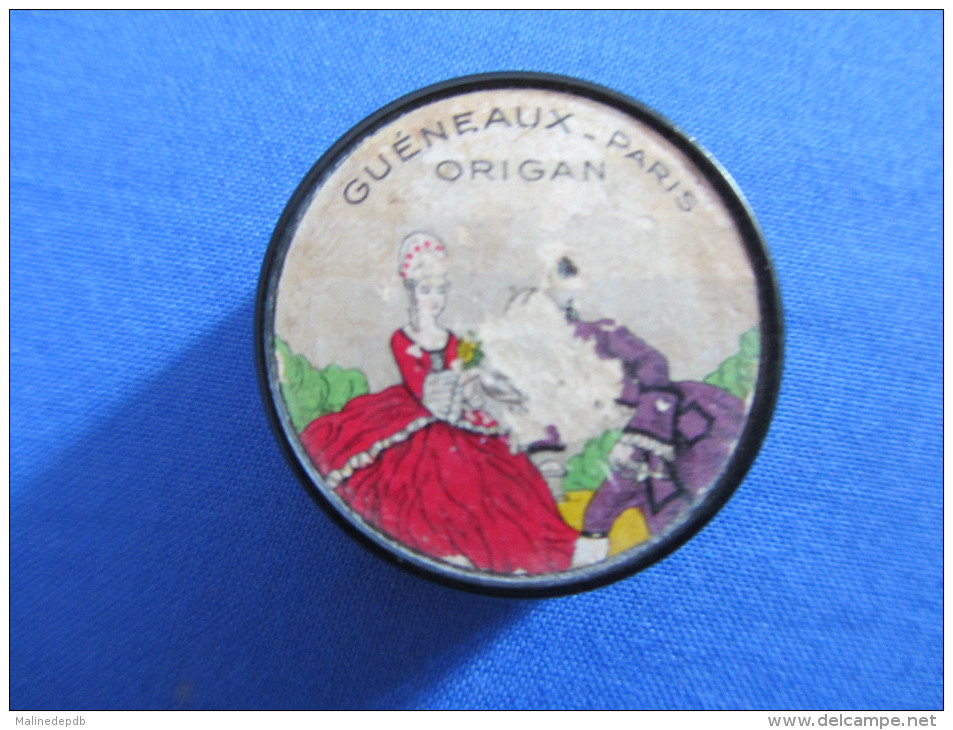 Rare : Boîte En Bakélite De Parfum Compact De 1930 - ORIGAN - GUENEAUX - PARIS - Made In France - Miniaturen (met Doos)