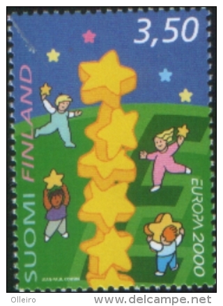 Finlandia Finland 2000 Europa  1v Complete Set  ** MNH - Unused Stamps