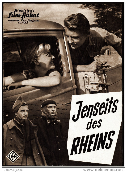 Illustrierte Film-Bühne  -  "Jenseits Des Rheins"  -  Mit Charles Aznavour -  Filmprogramm Nr. 05495 Von Ca. 1960 - Magazines