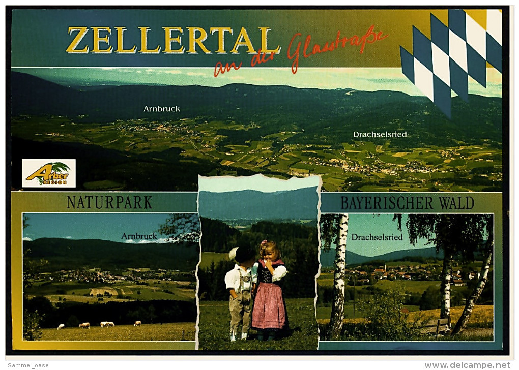 Zellertal / Bayr. Wald  An Der Glasstrasse  -  Mehrbild-Ansichtskarte Ca. 2004  ( 4549 ) - Regen