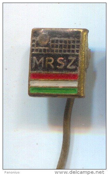 VOLLEYBALL - MRSZ Federation Hungary, Vintage Pin Badge - Volleyball