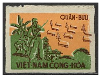 Viêt-Nam Sud,  Franchise Militaire N° 001(*) Y Et T, 1 , Papier Mince - Viêt-Nam