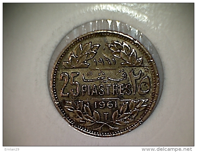 Liban 25 Piastres 1961 - Libanon