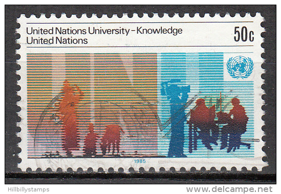 United Nations     Scott No    444    Used     Year  1985 - Oblitérés