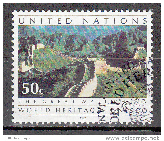 United Nations     Scott No   602     Used     Year  1992 - Gebruikt