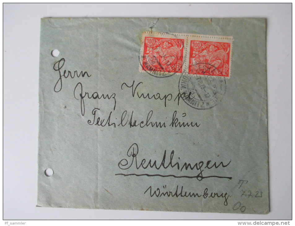 Tschechoslowakei Belegeposten 1920er Jahre. R-Briefe / Express usw. 21 Stück. Sicherlich interessant!Firmenkorrespondenz