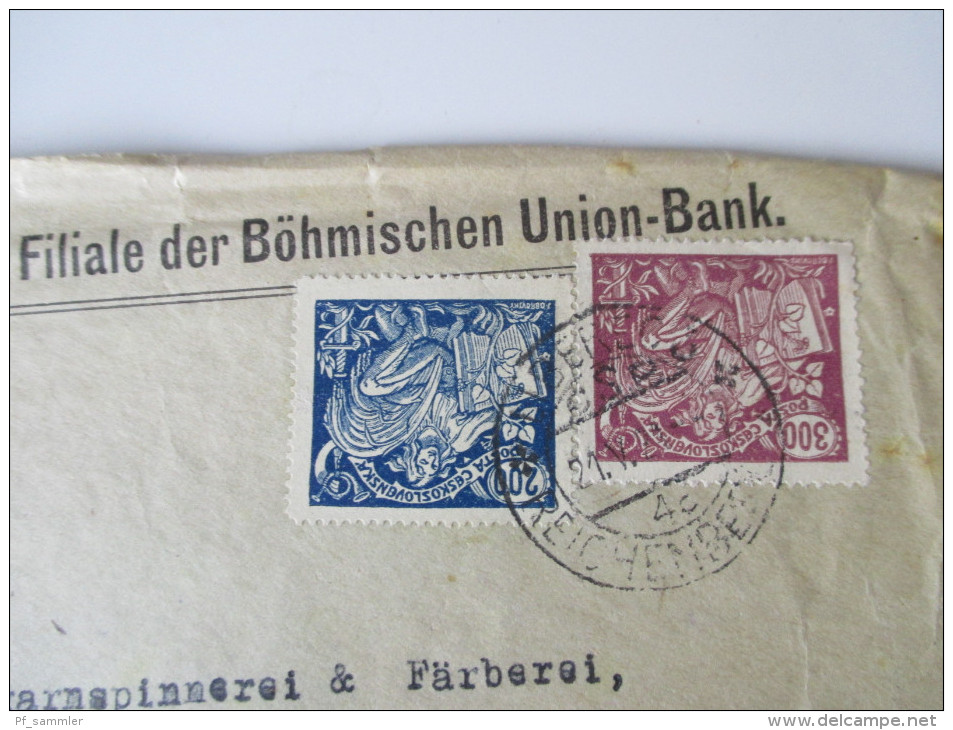 Tschechoslowakei Belegeposten 1920er Jahre. R-Briefe / Express usw. 21 Stück. Sicherlich interessant!Firmenkorrespondenz