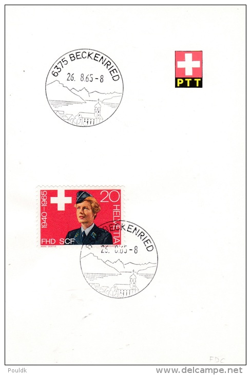 Switzerland Special Cachet: 1965 Beckenried   (G41-78) - Lettres & Documents