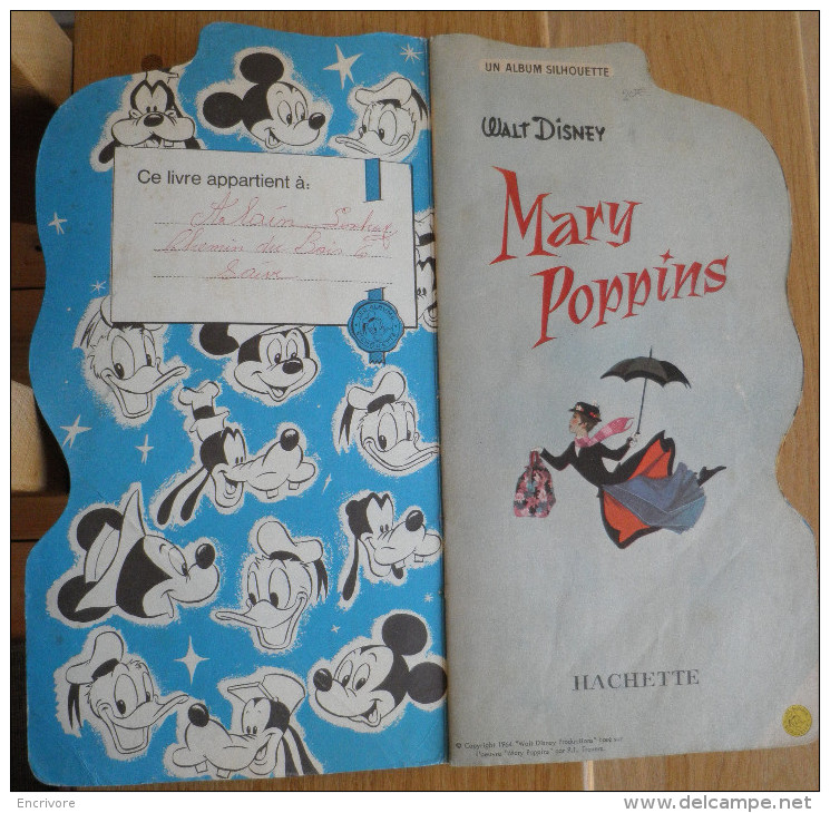 Mary Poppins Album Silhouette Hachette Walt Disney - Disney
