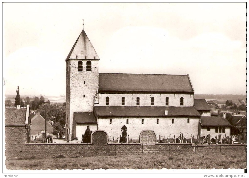 BERTEM (3060) : ROMAANSE KERK EN BEGRAAFPLAATS. CPSM Dentelée. - Bertem