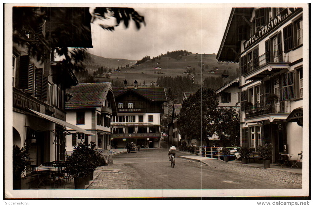 DB4444 - SWITZERLAND - LENK - DORFPLATZ - HOTEL STERNEN - Lenk Im Simmental