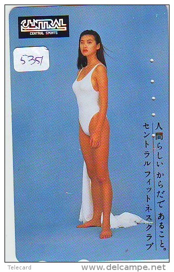 Télécarte Japon EROTIQUE (5351) EROTIC * Japan  EROTIK * BIKINI GIRL * BATHCLOTHES  * FEMME * SEXY LADY - Moda