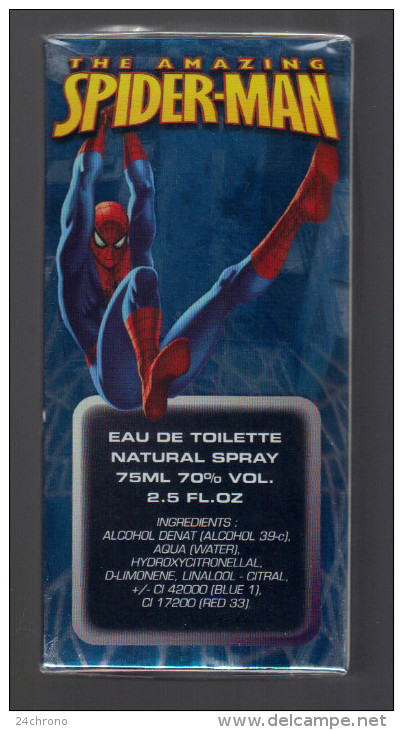 Spiderman:Eau De Toilette Natural Spray 75ML 70% Vol. 2.5 FL.OZ, The Amazing Spider.Man, Marvel 2008 (15-2254) - Men