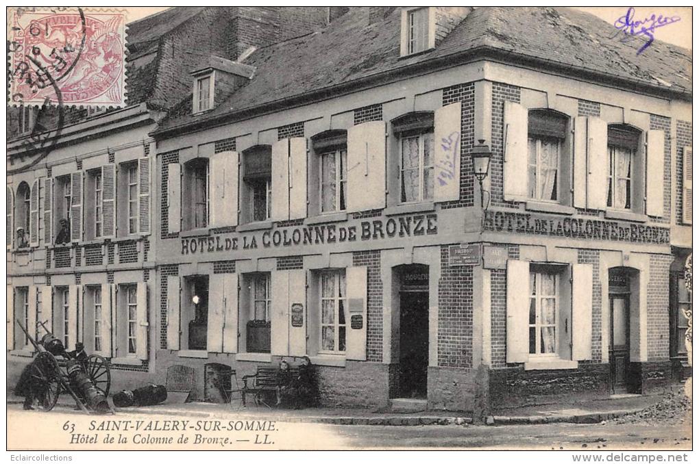 St Valéry Sur Somme     80   Hôtel De La Colonne De Bronze - Saint Valery Sur Somme