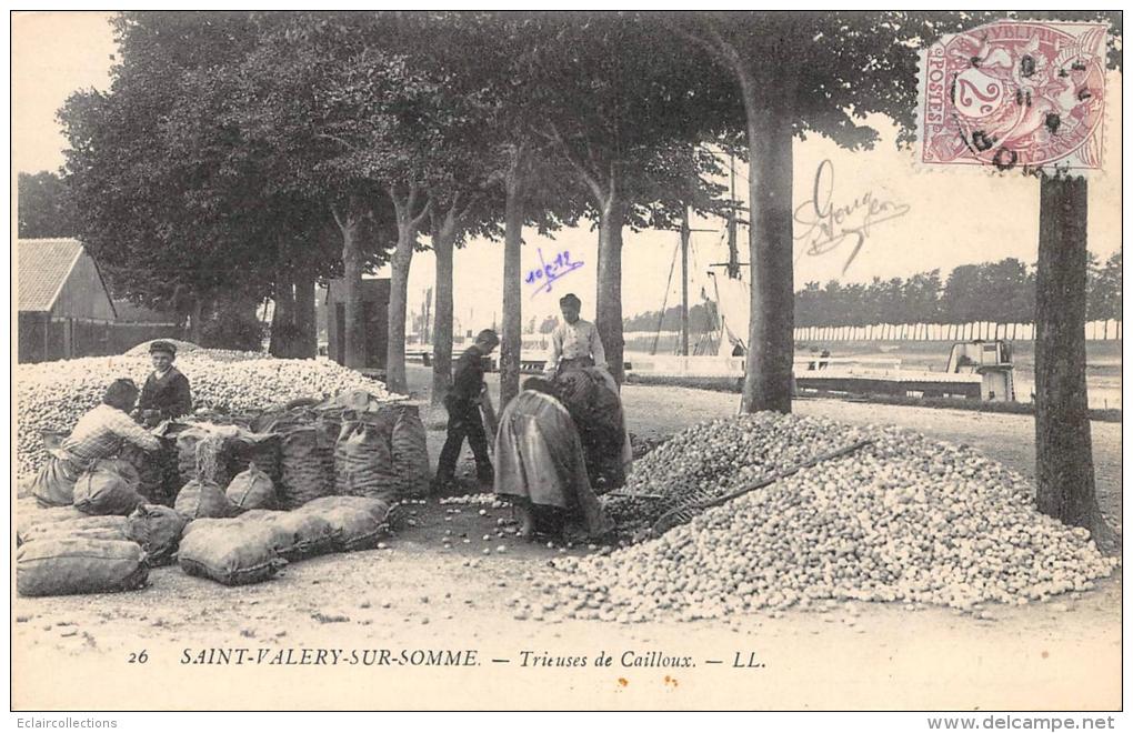 St Valéry Sur Somme     80    Trieuses De Cailloux - Saint Valery Sur Somme