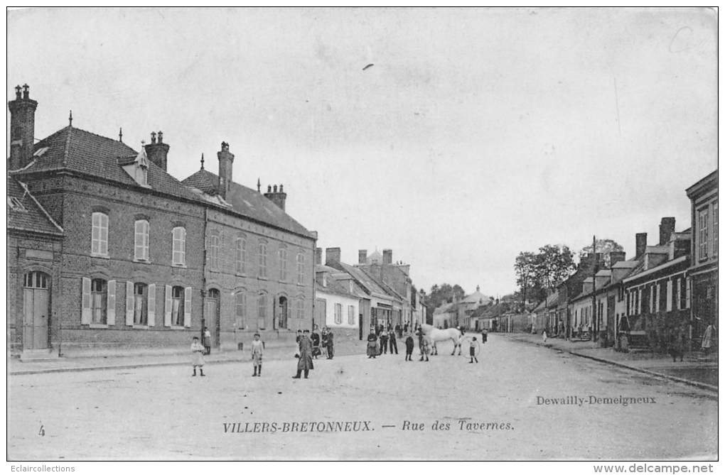 Villers Bretonneux     80    Rue Des Tavernes - Villers Bretonneux