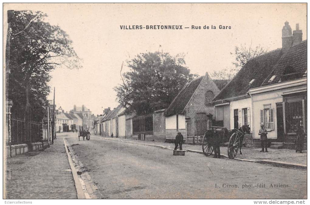 Villers Bretonneux     80    Rue De La Gare - Villers Bretonneux