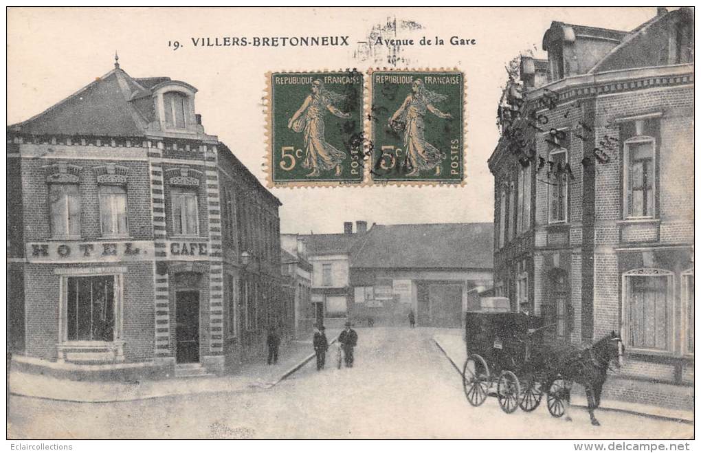 Villers Bretonneux     80    Avenue De La Gare - Villers Bretonneux