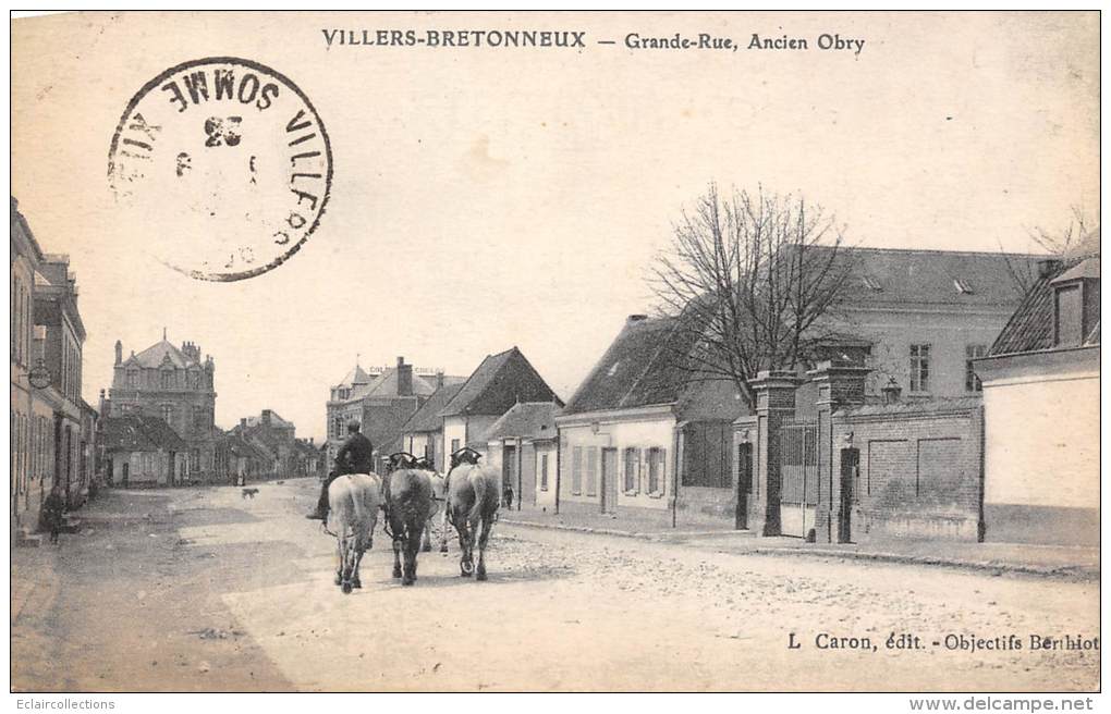 Villers Bretonneux     80   Grande Rue  .Ancien Obry - Villers Bretonneux