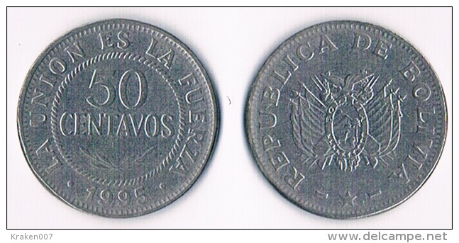 Bolivia 50 Centavos 1995 - Bolivie