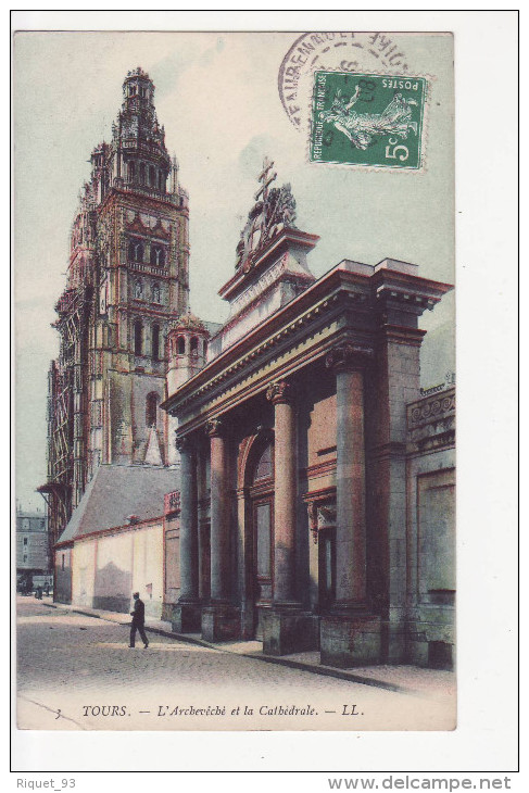 3 - TOURS - L'Archevéché Et La Cathédrale - LL - Tours