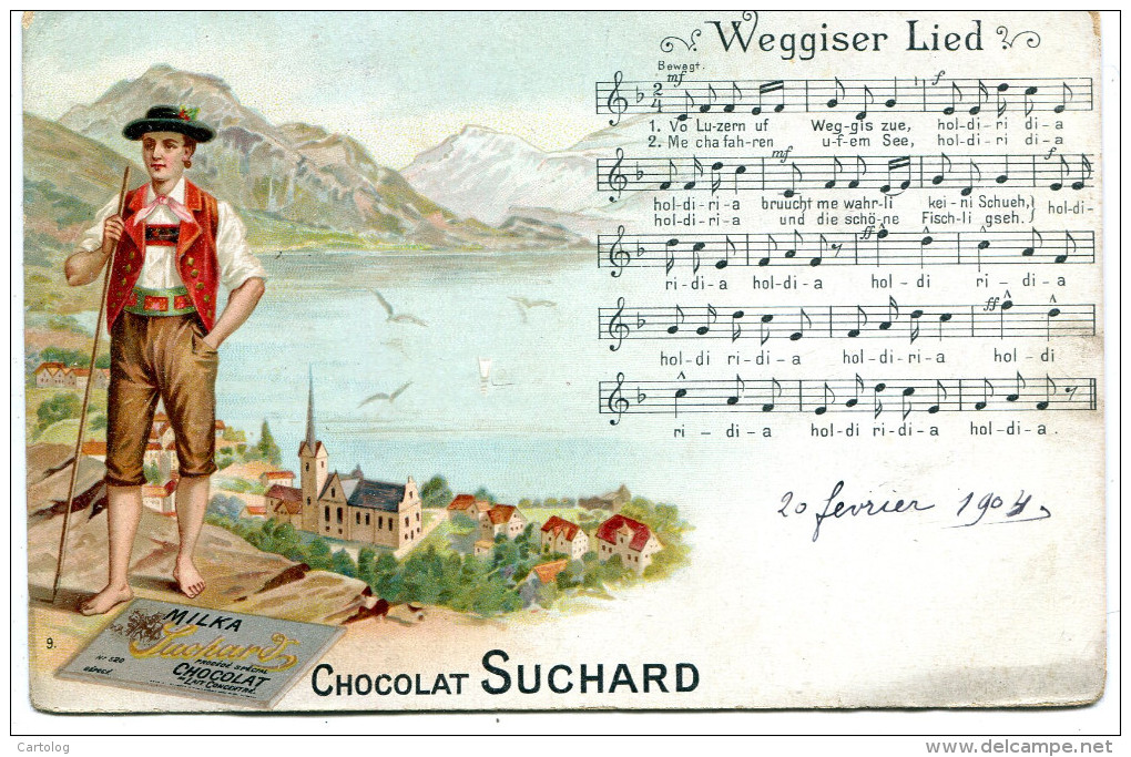 Weggiser Lied. Chocolat Suchard - Pubblicitari