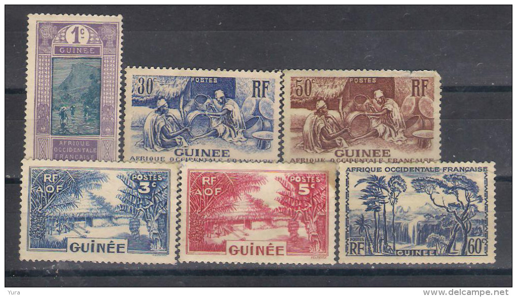 Lot 259 Guinea 6 Different Mint - Neufs