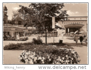 Bad Salzuflen - S/w Blick Auf Konzerthalle Und Café - Bad Salzuflen