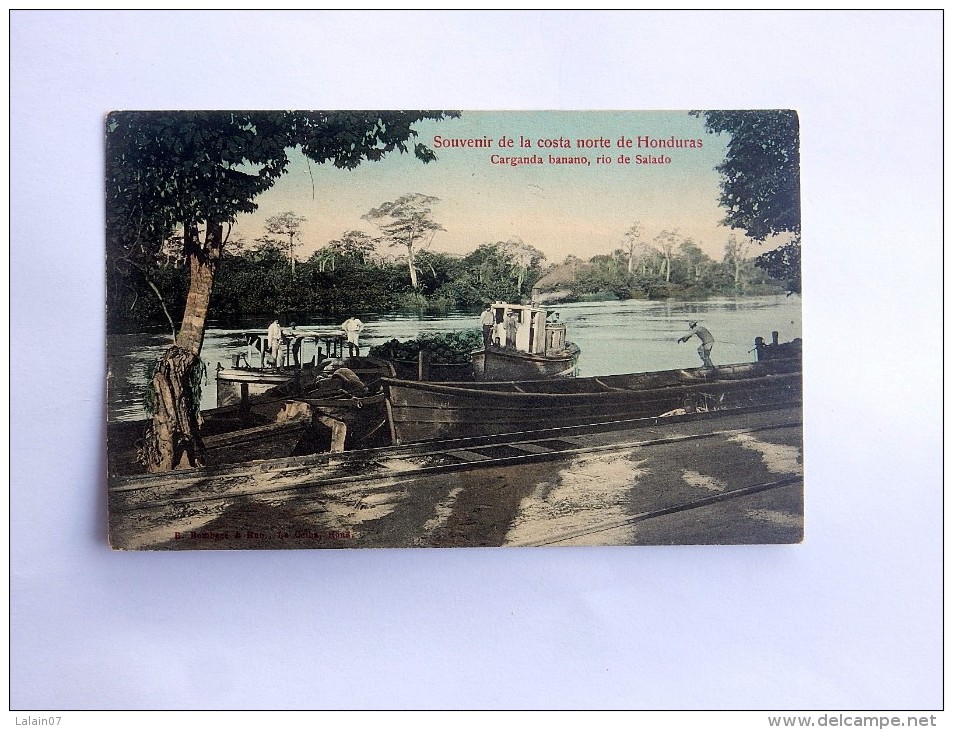 Carte Postale Ancienne : HONDURAS : Carganda Banano, Rio De Salado - Honduras