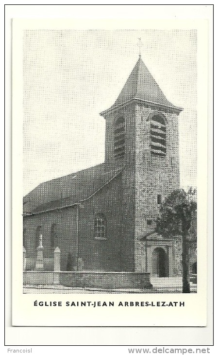 Belgique. Eglise Saint-Jean Arbres-lez-Ath.  Imprimerie D´Art Saint-Luc - Ath