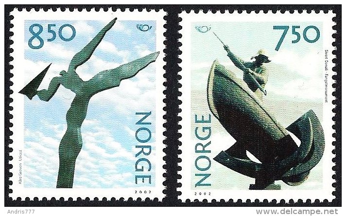 Norway Norge 2002 (04) - NORDEN - Art Of 20th Century - Unused Stamps